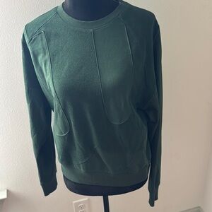 Wilson green Crewneck long sleeves terry top Sz L‎